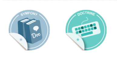 symfony badges