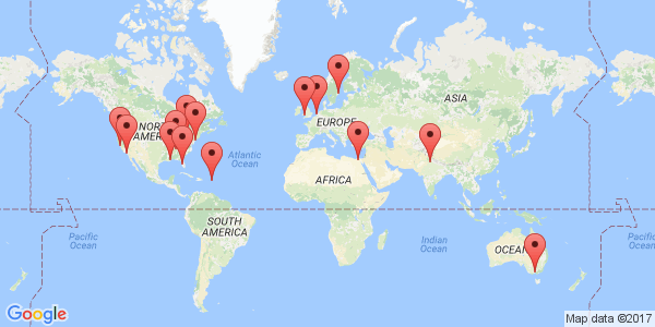 map of international Ilios schools