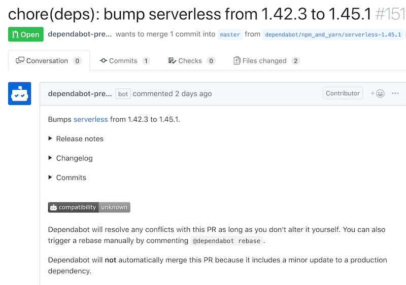 Dependabot Pull Request