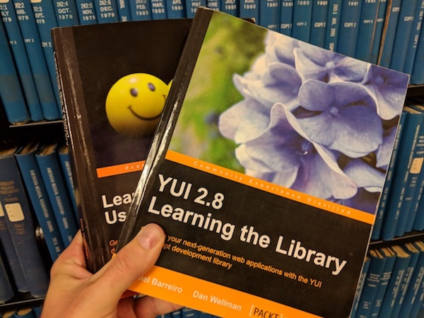 Cover for a book on YUI 2